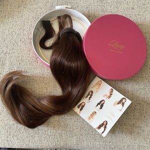 16" Chocolate Brown Balayage Ponytail (100g)